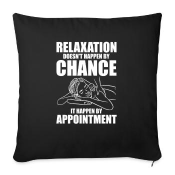 Massage Therapist - Sofakissenbezug 45 x 45 cm - Schwarz - Vorne