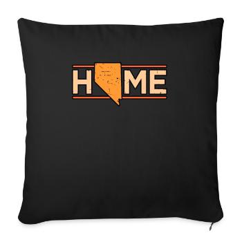 Home Nevada Gift - Sofa pillowcase 17,3'' x 17,3'' (45 x 45 cm) - black - Front
