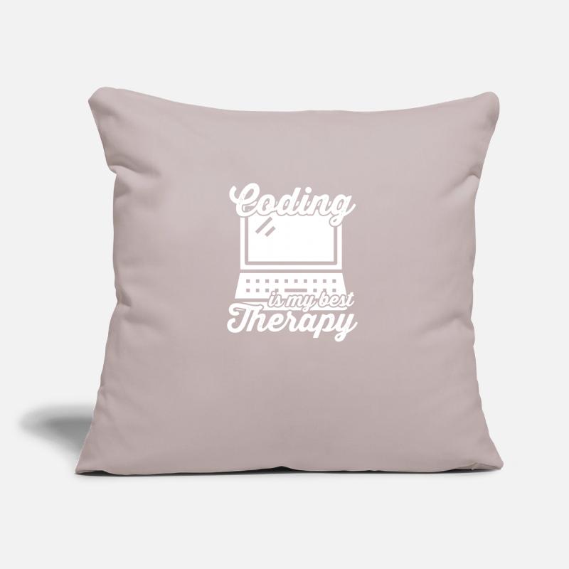 Programmeur Codage Développeur Informatique Housse de coussin décorative 45 x 45 cm