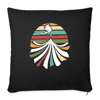 Dress Fashion Dress Vintage - Sofa pillowcase 17,3'' x 17,3'' (45 x 45 cm) - black - Front