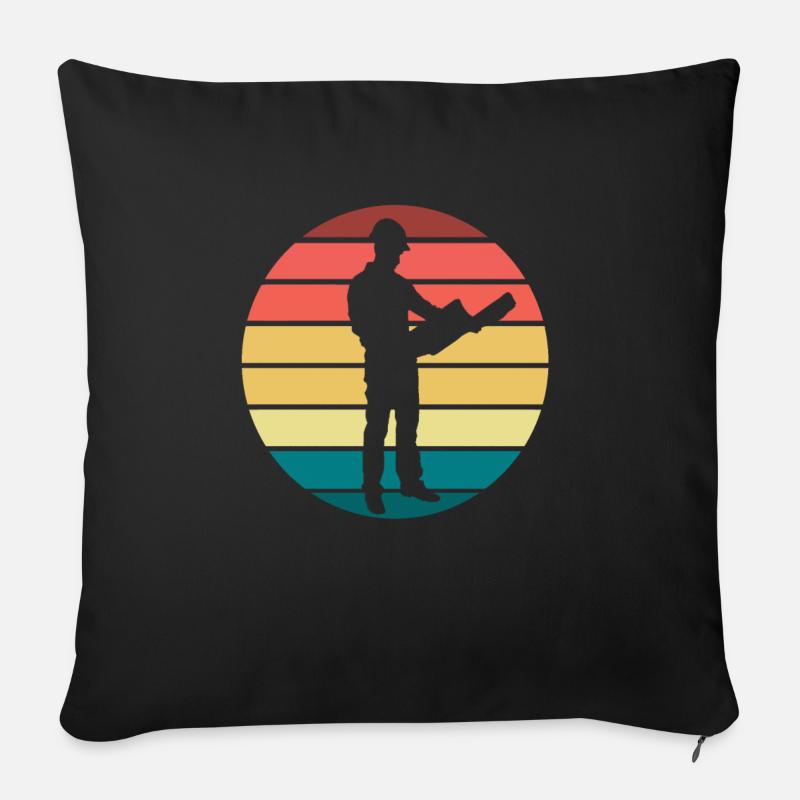 Client - Housse de coussin décorative 45 x 45 cm - noir