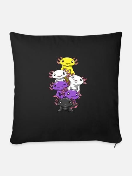 Lustiger nichtbinärer Stolz und - Sofakissenbezug 45 x 45 cm - Schwarz