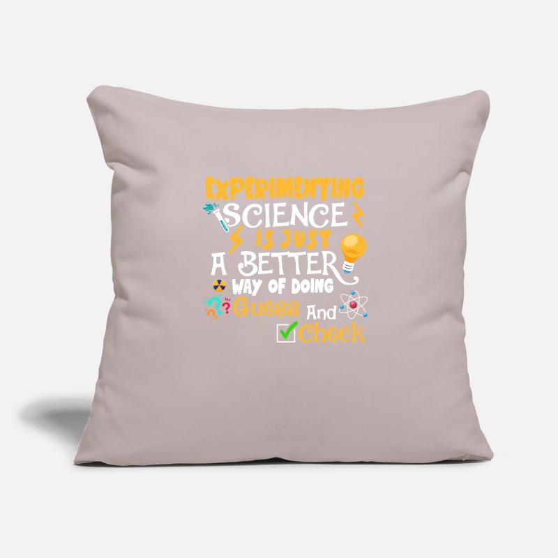 Experimenting Science Funnier Sofa pillowcase 17,3'' x 17,3'' (45 x 45 cm)