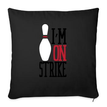 Strike-Modus - Sofakissenbezug 45 x 45 cm - Schwarz - Vorne