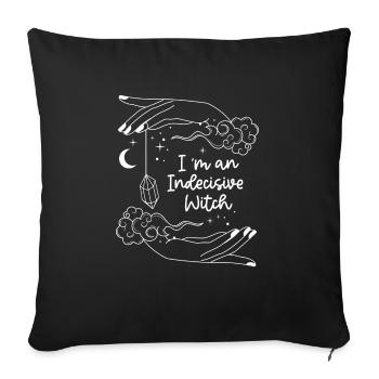 Witch Pendulum Divination Fortune Tellers - Sofa pillowcase 17,3'' x 17,3'' (45 x 45 cm) - black - Front