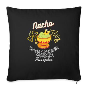 Funny Puns Nurse Preceptor Nursing Preceptorship - Sofa pillowcase 17,3'' x 17,3'' (45 x 45 cm) - black - Front