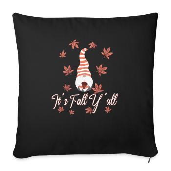 Elves Lovers Thanksgiving Fall - Sofa pillowcase 17,3'' x 17,3'' (45 x 45 cm) - black - Front