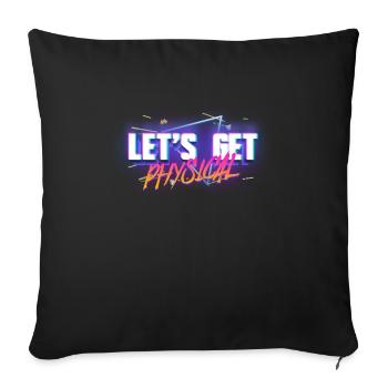 Obtenons l’esthétique Physique Vaporwave - Housse de coussin décorative 45 x 45 cm - noir - Devant