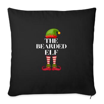 Bartelf Matching Familiengruppe Weihnachtsfeier - Sofakissenbezug 45 x 45 cm - Schwarz - Vorne