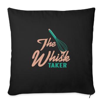 Le t-shirt Whisk Taker Awesome Funny Baking - Housse de coussin décorative 45 x 45 cm - noir - Devant
