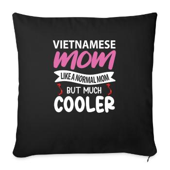 Vietnam - Sofakissenbezug 45 x 45 cm - Schwarz - Vorne