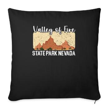 Valley Of Fire State Park Nevada USA Nevadans - Sofa pillowcase 17,3'' x 17,3'' (45 x 45 cm) - black - Front