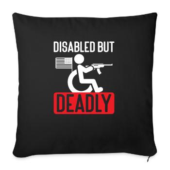 2nd Amendment Gun Lover Pro Gun Control - Sofakissenbezug 45 x 45 cm - Schwarz - Vorne