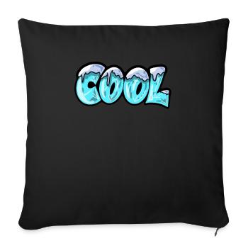 Design Cool Graffiti Style in Look - Sofa pillowcase 17,3'' x 17,3'' (45 x 45 cm) - black - Front
