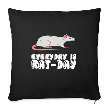 Every day is council day - Sofa pillowcase 17,3'' x 17,3'' (45 x 45 cm) - black - Front