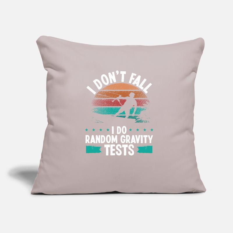 Kitesurfer I don't fall I do random gravity testsKi Sofa pillowcase 17,3'' x 17,3'' (45 x 45 cm)