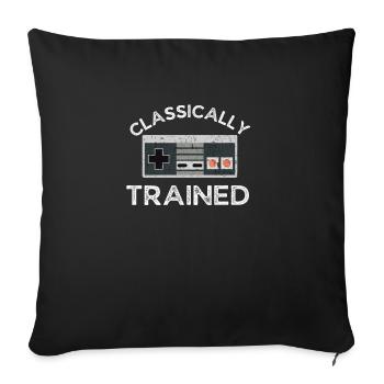 Vintage Retro Video Game Retro Vintage Distressed - Sofa pillowcase 17,3'' x 17,3'' (45 x 45 cm) - black - Front