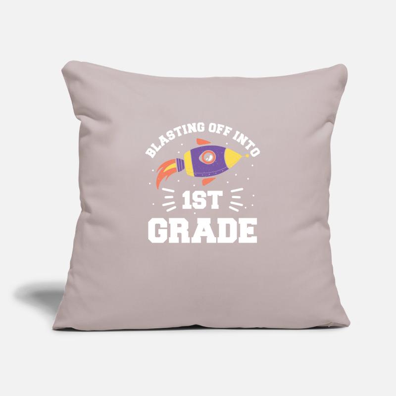 Blasting Off Into 1st Grade Back To School Student Sofa pillowcase 17,3'' x 17,3'' (45 x 45 cm)