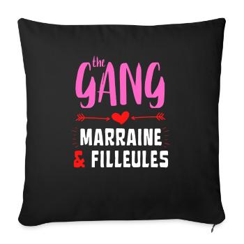The Gang Marraine et Filleules - Housse de coussin décorative 45 x 45 cm - noir - Devant