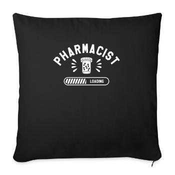 Pharmacist Loading Pharmacy Technician Medical - Sofakissenbezug 45 x 45 cm - Schwarz - Vorne