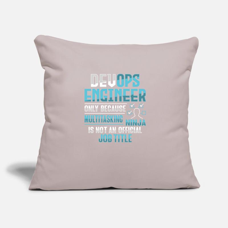 Sys-Admin Developer Devops Engineer Sofa pillowcase 17,3'' x 17,3'' (45 x 45 cm)