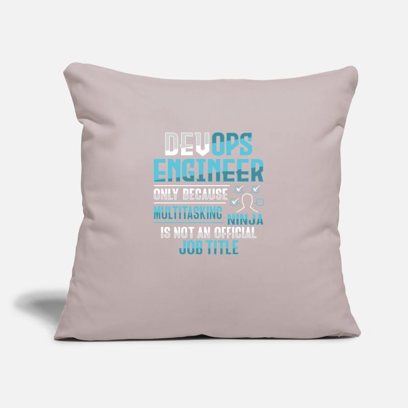 Sys-Admin Developer Devops Engineer Sofa pillowcase 17,3'' x 17,3'' (45 x 45 cm)