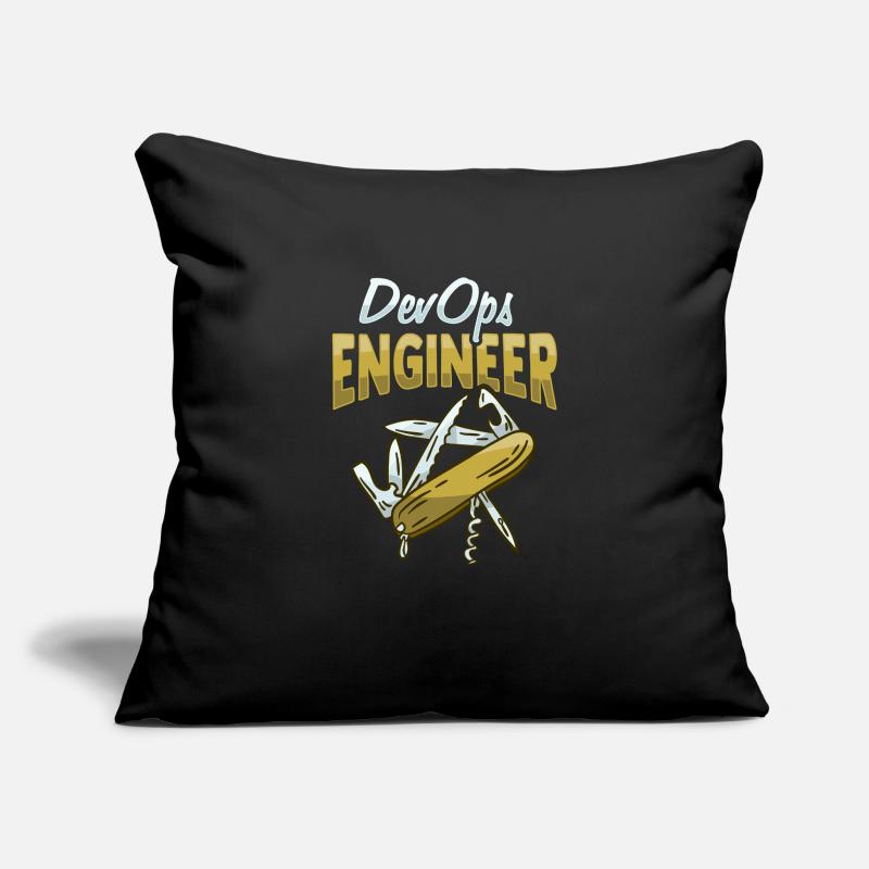 Sys-Admin Developer Devops Engineer Sofa pillowcase 17,3'' x 17,3'' (45 x 45 cm)