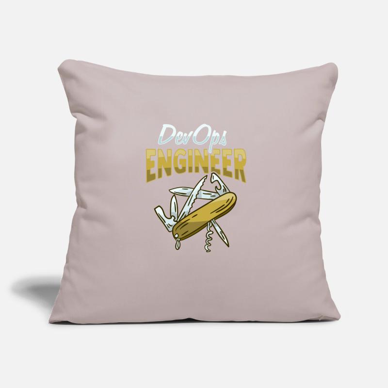 Sys-Admin Developer Devops Engineer Sofa pillowcase 17,3'' x 17,3'' (45 x 45 cm)