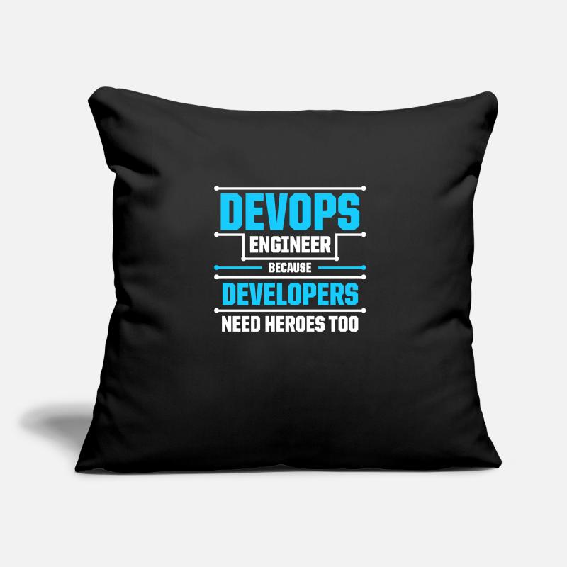 Sys-Admin Developer Devops Engineer Sofa pillowcase 17,3'' x 17,3'' (45 x 45 cm)