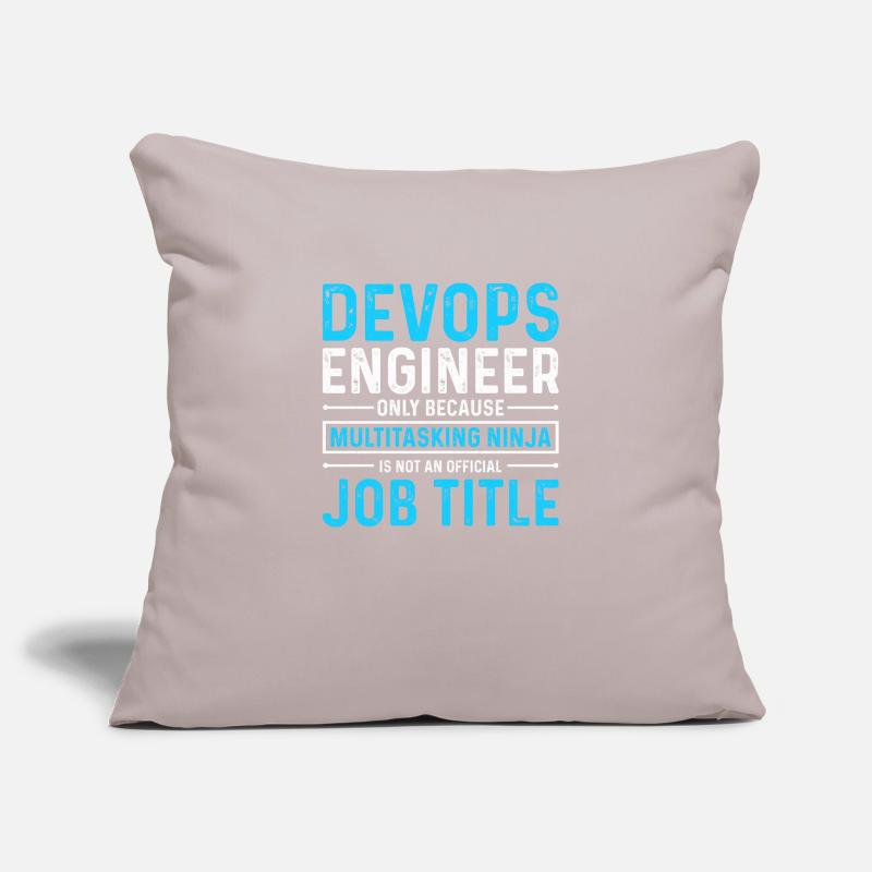 Sys-Admin Developer Devops Engineer Sofa pillowcase 17,3'' x 17,3'' (45 x 45 cm)