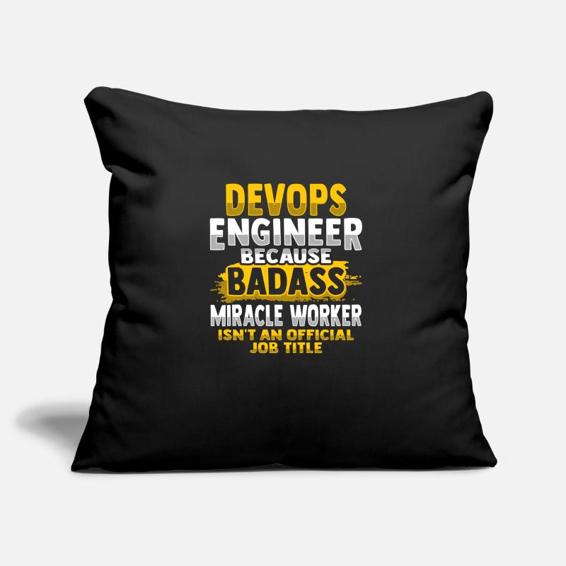 Devops Sys-Admin Developer Sofa pillowcase 17,3'' x 17,3'' (45 x 45 cm)
