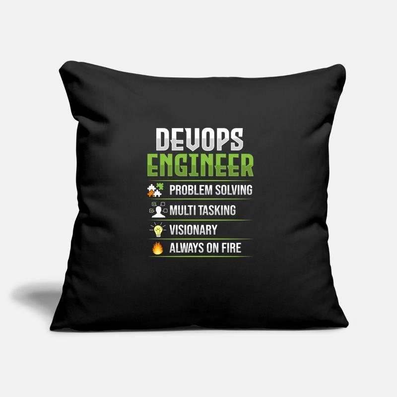 Devops Sys-Admin Developer Sofa pillowcase 17,3'' x 17,3'' (45 x 45 cm)