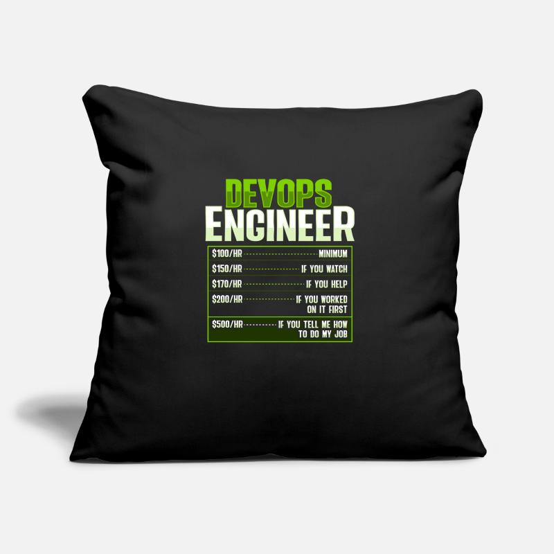 Devops Sys-Admin Developer Sofa pillowcase 17,3'' x 17,3'' (45 x 45 cm)