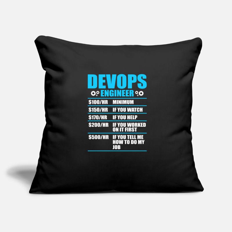 Devops Sys-Admin Developer Sofa pillowcase 17,3'' x 17,3'' (45 x 45 cm)