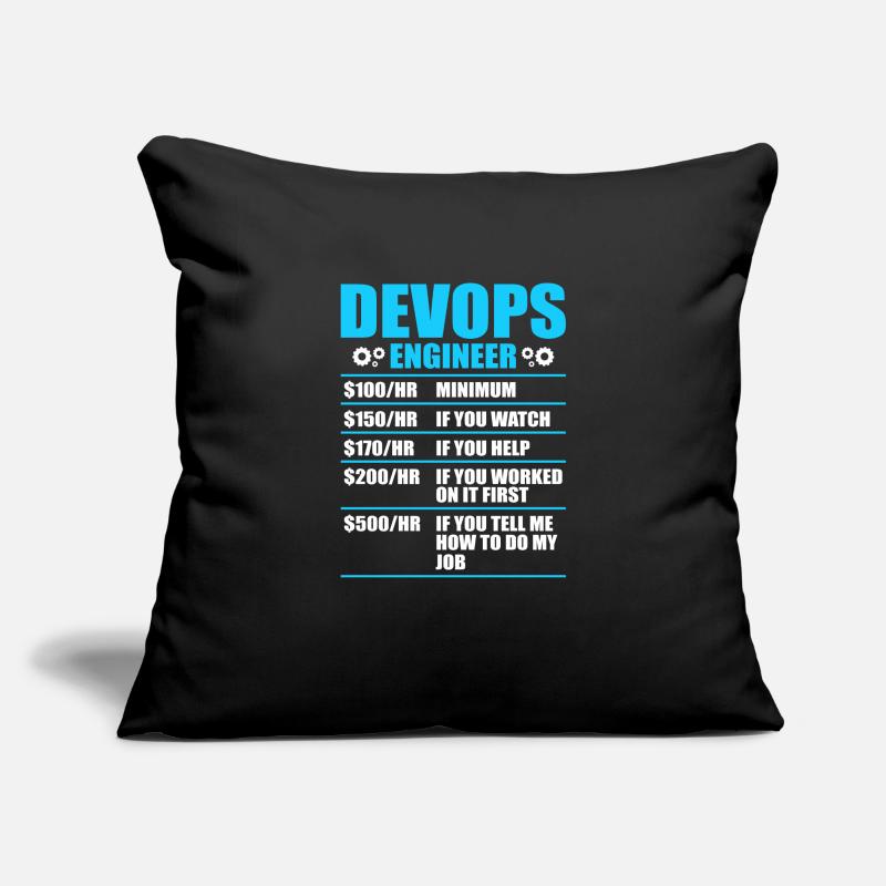 Devops Sys-Admin Developer Sofa pillowcase 17,3'' x 17,3'' (45 x 45 cm)