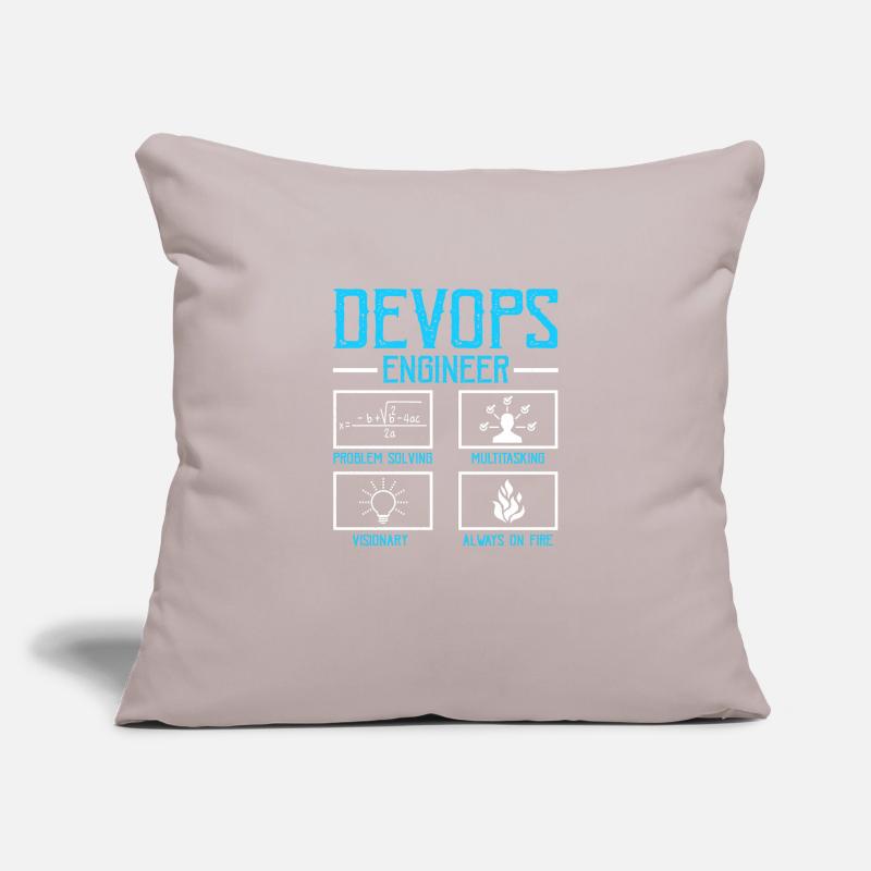 Développeur Devops Sys-Admin Housse de coussin décorative 45 x 45 cm