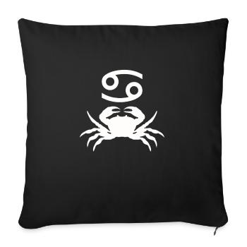 Cancer - Housse de coussin décorative 45 x 45 cm - noir - Devant
