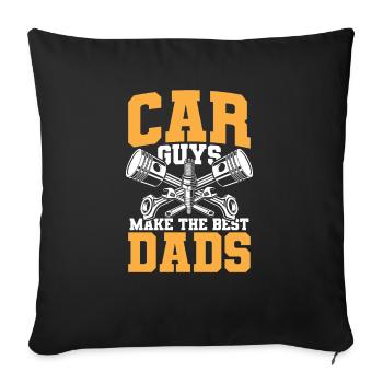 Best Car Fathers - Sofa pillowcase 17,3'' x 17,3'' (45 x 45 cm) - black - Front