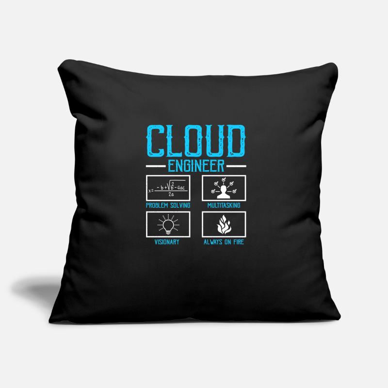 Cloud Administrator Cloud Devops Sofa pillowcase 17,3'' x 17,3'' (45 x 45 cm)