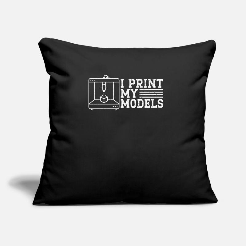 I Print My Models 3D Printing Nozzle 3D Printer Sofa pillowcase 17,3'' x 17,3'' (45 x 45 cm)
