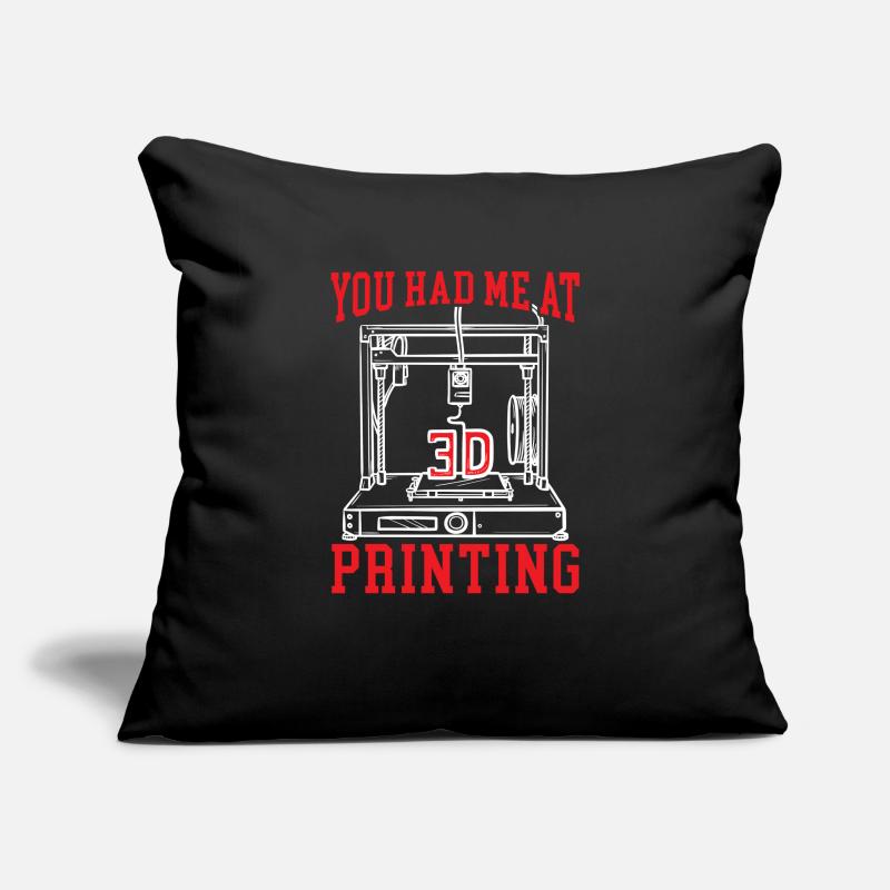 Vous m’avez eu à l’imprimante 3D à buse d’impression 3D Housse de coussin décorative 45 x 45 cm