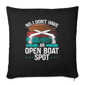 Spearfisher Apnea Diver Speargun Spear Dive - Housse de coussin décorative 45 x 45 cm - noir - Devant