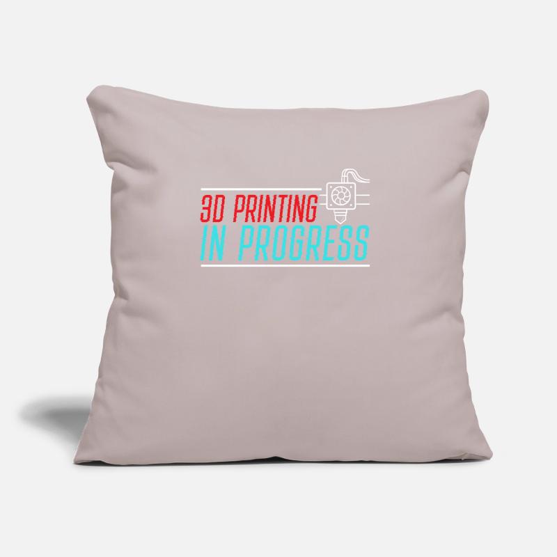 3D Printing In Progress Nozzle 3D Printer Sofa pillowcase 17,3'' x 17,3'' (45 x 45 cm)