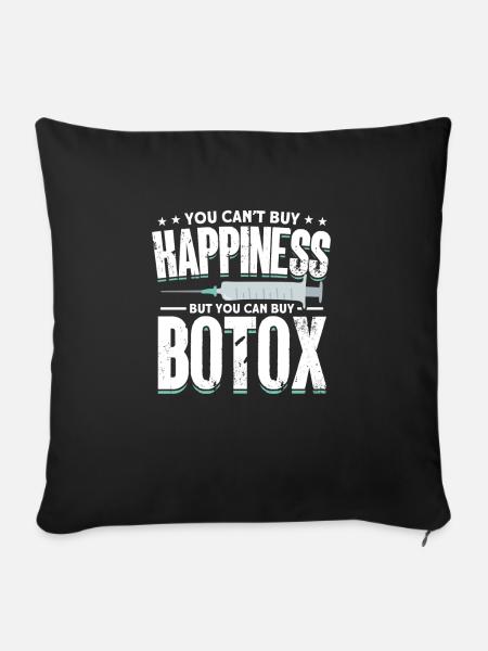 Botox - Sofakissenbezug 45 x 45 cm - Schwarz