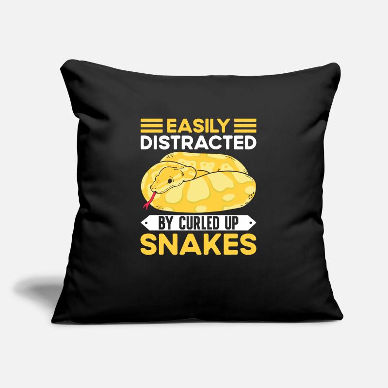 Banana Ball Python Saying Sofa pillowcase 17,3'' x 17,3'' (45 x 45 cm)