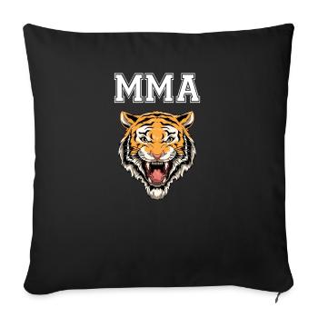 MMA-Tiger - Sofakissenbezug 45 x 45 cm - Schwarz - Vorne