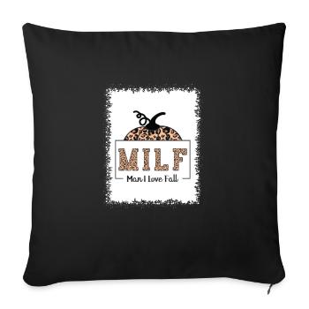 Citations sarcastiques Dictons ironiques sur le mode de vie - Housse de coussin décorative 45 x 45 cm - noir - Devant