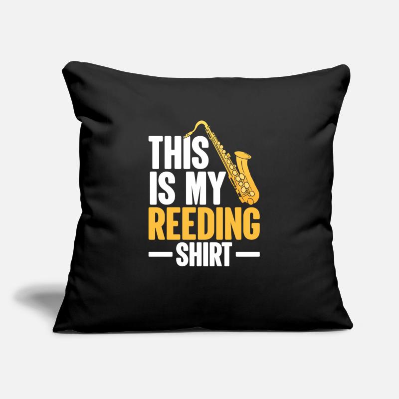 Listen to Jazz Sax Player Saxophone Evolution Gesc Sofa pillowcase 17,3'' x 17,3'' (45 x 45 cm)