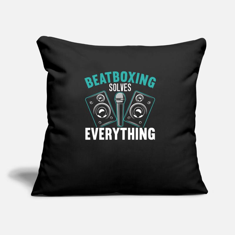 Beatboxing Solves Everything Beatbox Beatboxer Sofa pillowcase 17,3'' x 17,3'' (45 x 45 cm)