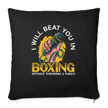 Beatboxing Music Sound Beatbox Lover Beatboxer - Sofa pillowcase 17,3'' x 17,3'' (45 x 45 cm) - black - Front